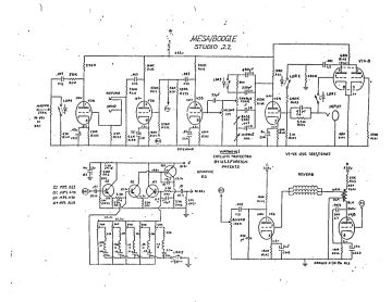 Boogie Studio 22 schematic circuit diagram